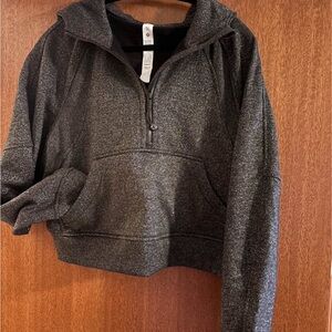 Lululemon Athletica Black Scuba 1/2 Zip